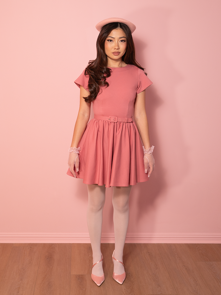 PRE-ORDER - Avon Swing Dress in Vixen Pink MINI - Vixen by Micheline Pitt