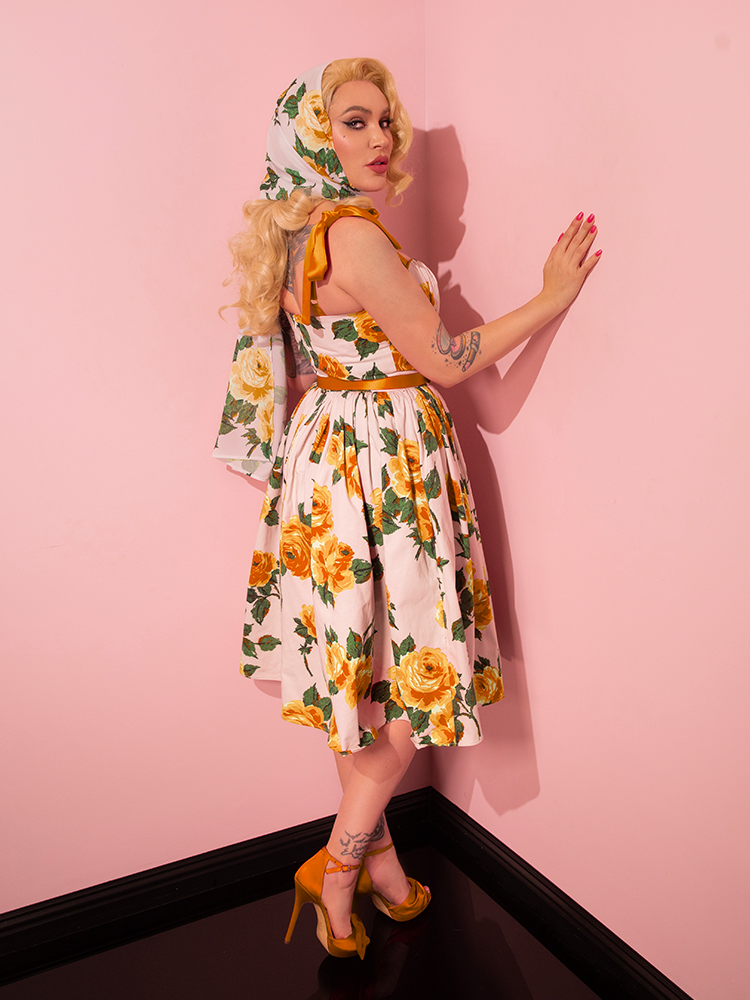 Vixen Skater Skirt in Pink Leopard Print  Retro Inspired Clothing – Vixen  by Micheline Pitt