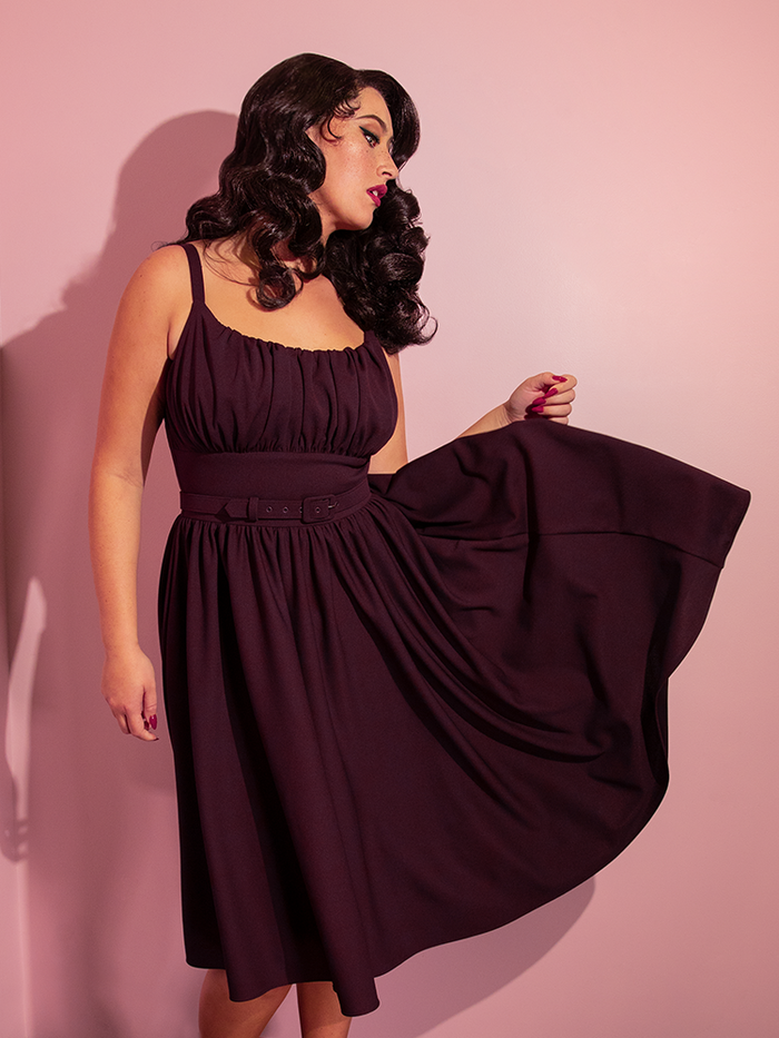 Jawbreaker Wiggle Dress in Lilac  Retro Style Dress – Vixen by Micheline  Pitt