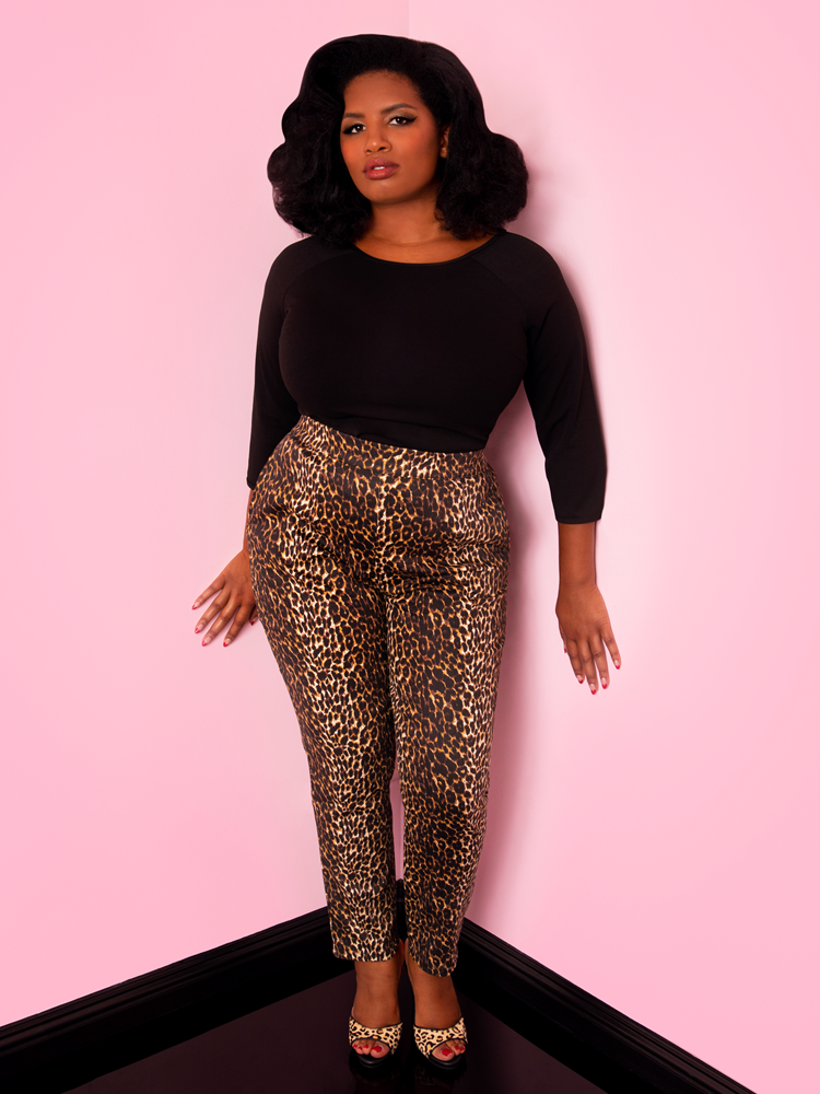 Kitty Wide Leg Animal Print Pants by Oxford Online | THE ICONIC | Australia